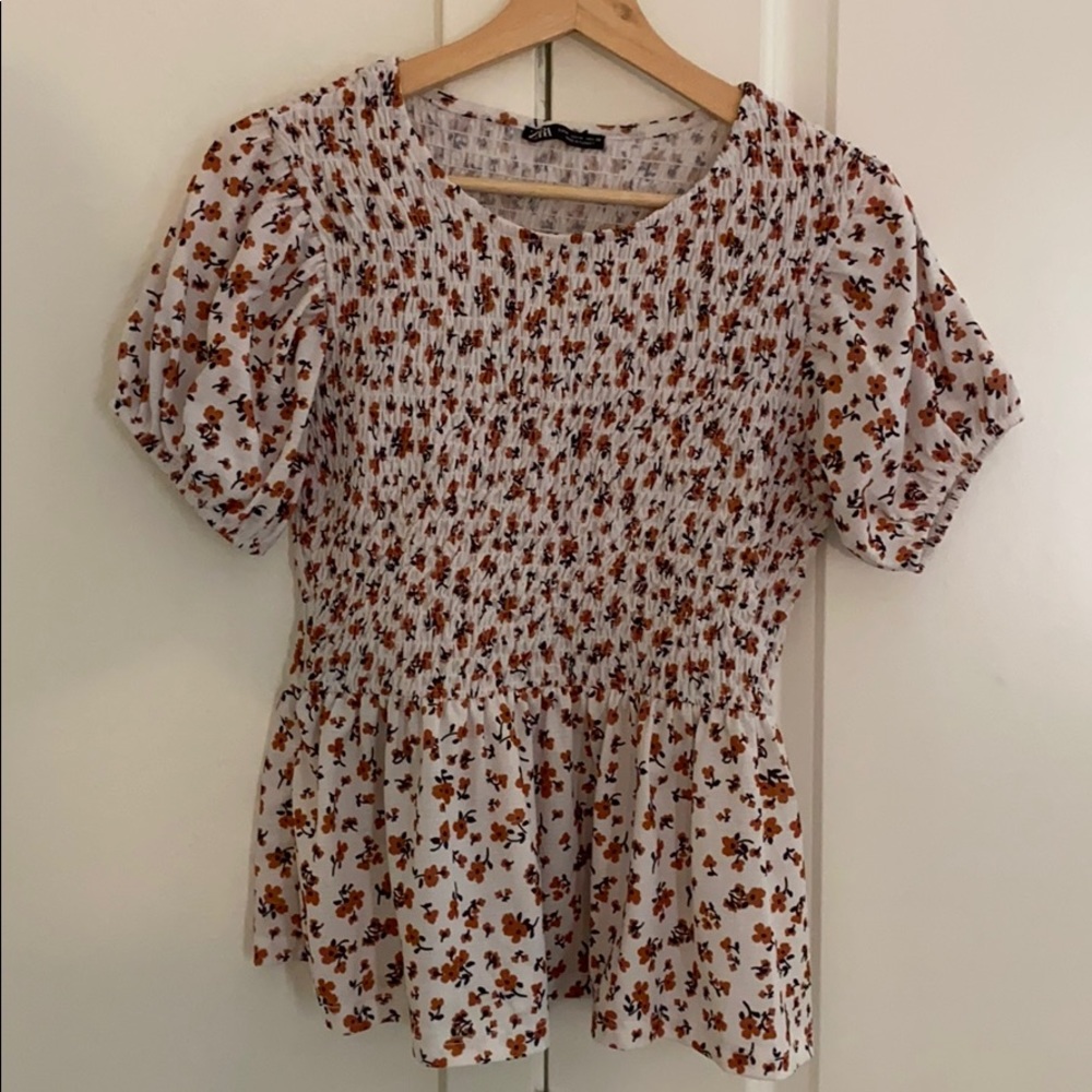 Zara floral top